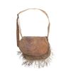 Image 7 : Leather & Cord Net Shooting / Hunting Bags (2)