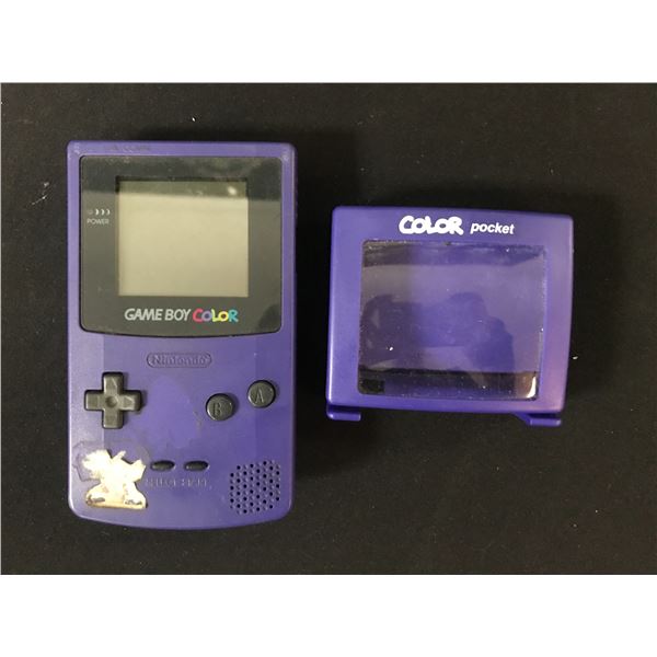 AUTHENTIC ORIGINAL LIMITED EDITION PURPLE SHELL GAME BOY COLOR
