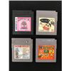 Image 1 : LOT OF 4 GAME BOY CARTRIDGES