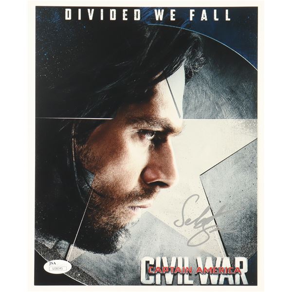 SEBASTIAN STAN SIGNED 8X10 PHOTO JSA COA