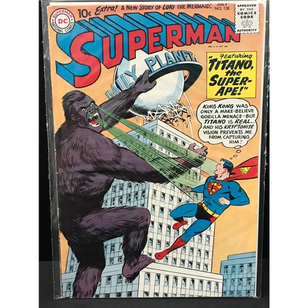 DC COMICS NO.138 SUPERMAN