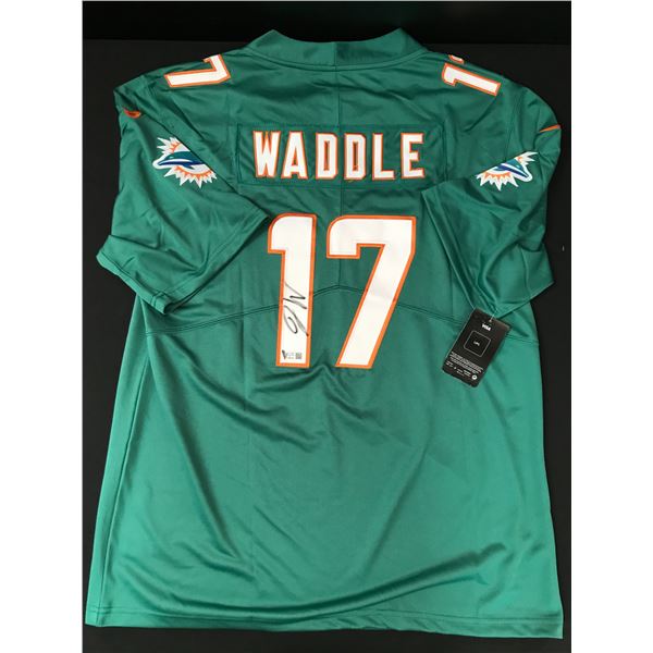 JAYLEN WADDLE SIGNED DOLPHINS JERSEY ACE COA