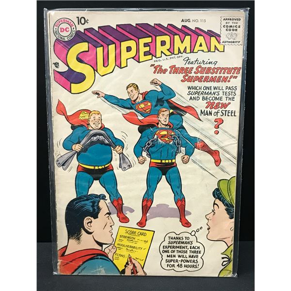 DC COMICS NO.115 SUPERMAN