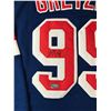 Image 2 : WAYNE GRETZKY SIGNED NEW YORK RANGERS JERSEY ACE COA