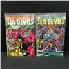 Image 1 : LOT OF 2 SEA DEVIL COMICS - DC COMICS