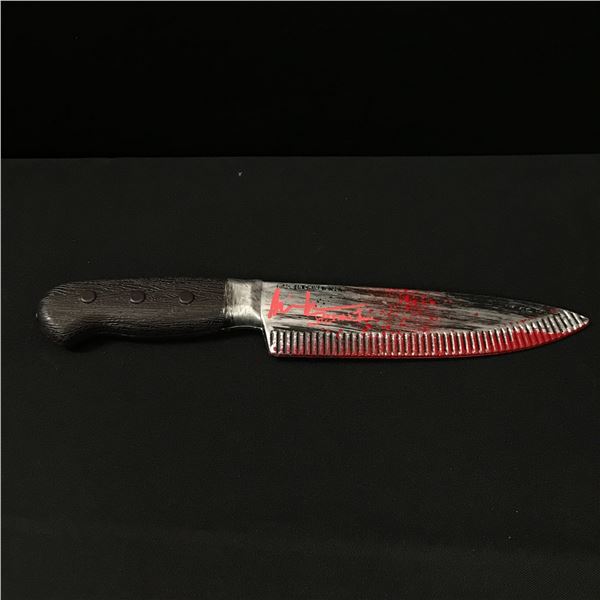 ARI LEHMAN SIGNED PROP KNIFE INSCRIBED JASON 1 (KB COA)