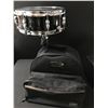 Image 1 : LIKE NEW TAYE SNARE DRUM WITH ACCESSORIES AND TRAVEL BAG