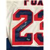 Image 2 : ADAM FOX SIGNED NEW YORK RANGERS JERSEY CENTRE ICE COA