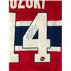 Image 2 : NICK SUZUKI SIGNED MONTREAL CANADIANS JERSEY CENTRE ICE COA