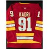 Image 1 : NAZEM KADRI SIGNED CALGARY FLAMES JERSEY CENTRE ICE COA