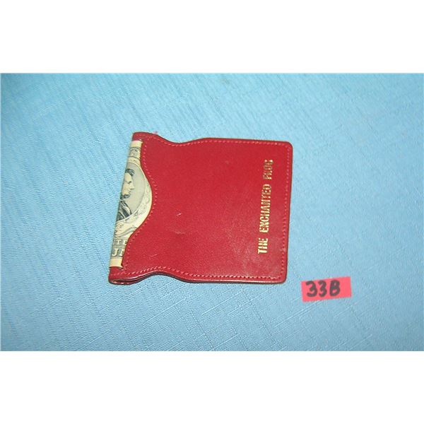 Vintage bill fold money clip