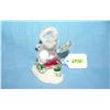Image 1 : Colorized glass child figure with snowball
