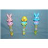 Image 1 : Group of 3 figural nodders/bobble heads candy containers