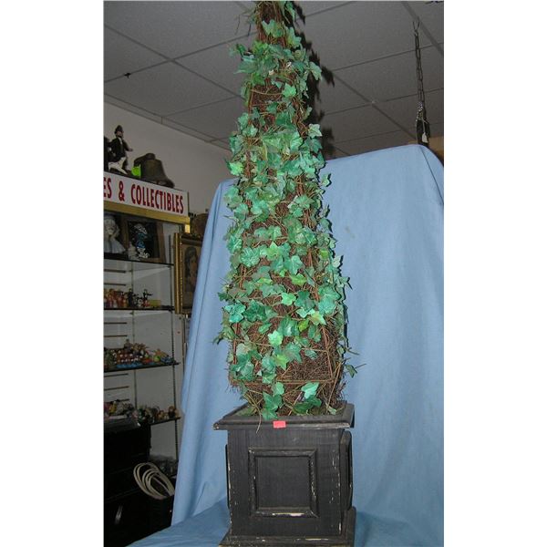 Large potted Christmas tree