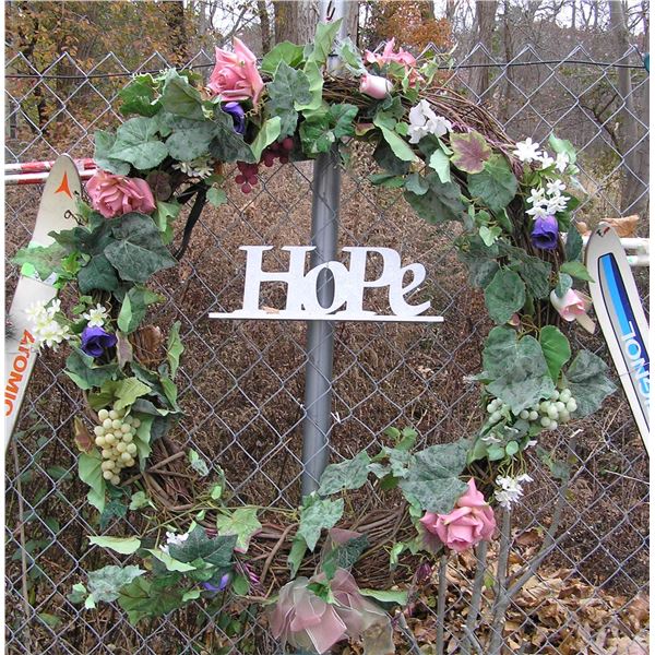 Extra large holiday display wreath