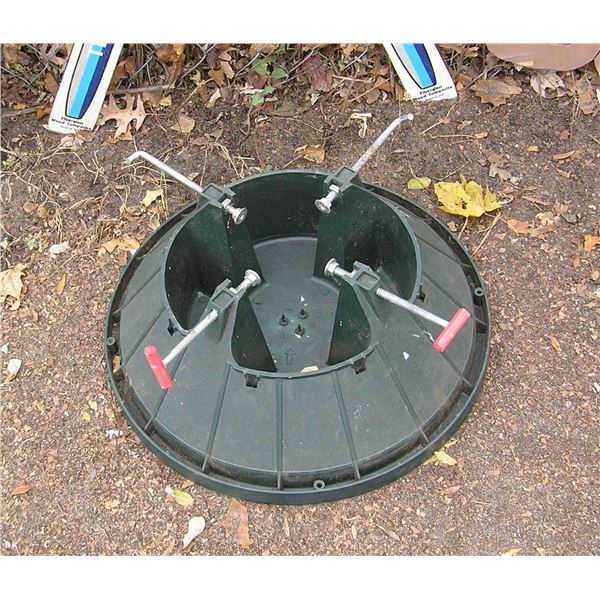 Large plastic Christmas tree stand