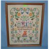 Image 1 : Thoughtful deeds bring happiness handmade American sampler