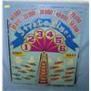 Image 1 : Strat-O-Liner pinball machine reverse painted glass front display