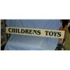 Image 1 : Childrens toys 6 by 48 store display sign
