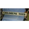 Image 1 : Childrens toys 6 by 48 store display sign