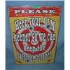 Image 1 : Please keep your aim Keener so we can keep the bathroom cleaner sign