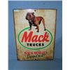 Image 1 : Mack Trucks retro style advertising sign