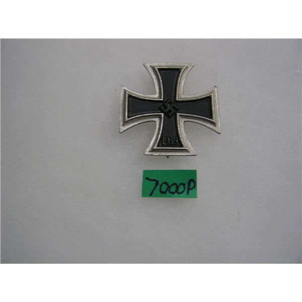 German iron cross medal first class WWII retro style