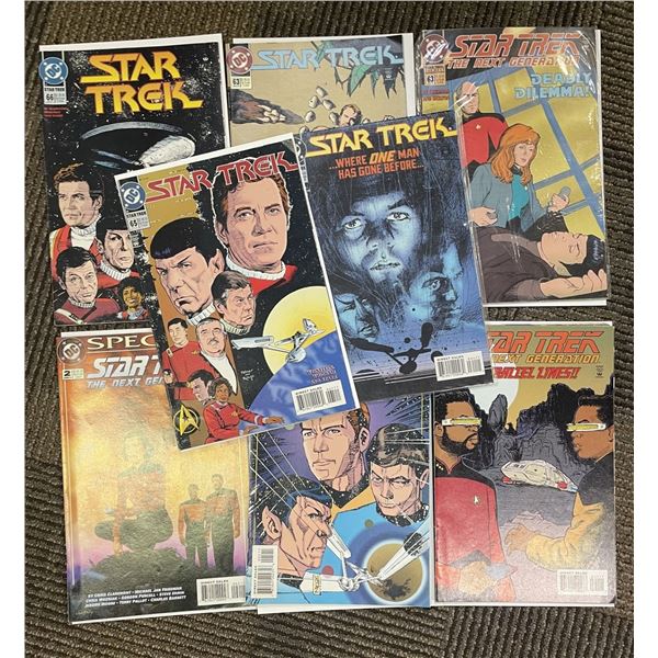 Star Trek Comics as shown