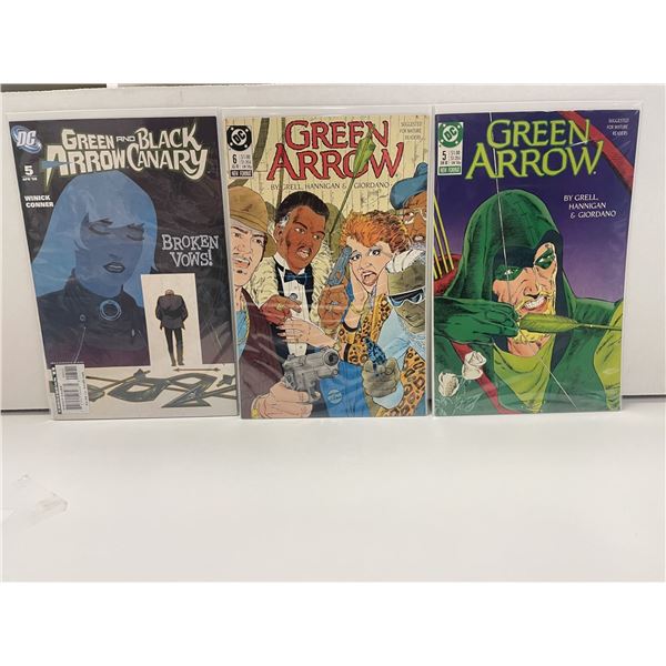 Green Arrow/Black Canary Vol. 1 #5 ,Green Arrow Comic Book from July 1988 Issue 6,Green Arrow (1987)