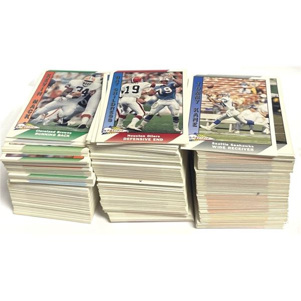 1991 Pacific football cards , not complete set