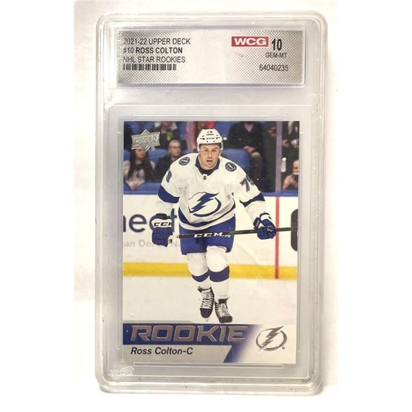 2021 Upper Deck Graded WCG 10 Gem MT