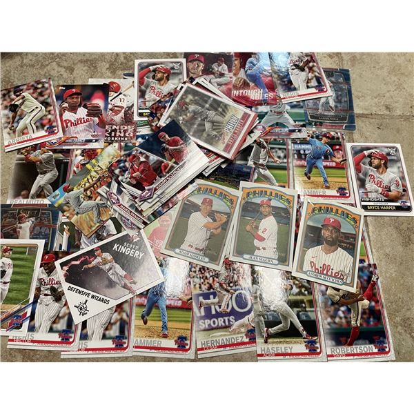 Philadelphia Phillies Baseball Cards as shown