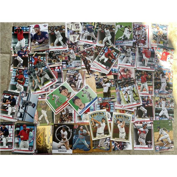 Minnesota Twins Baseball Cards as shown