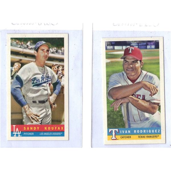2017 TOPPS ARCHIVES '59 BAZOOKA Cards  , #59B-2 and 59b-17 Sandy Koufax