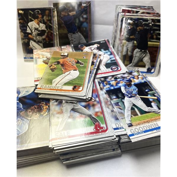 2019 Topps Baseball Cards,  Not counted or sorted  HUGE LOT OF CARDS