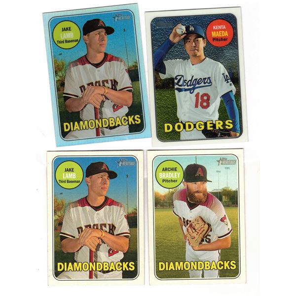 2018 TOPPS HERITAGE  FOUR Cards