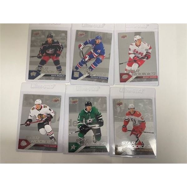 2024-25 Upper Deck Star Rookies 6 cards