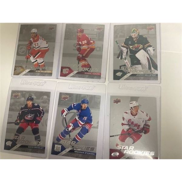 2024-25 Upper Deck Star Rookies 6 cards
