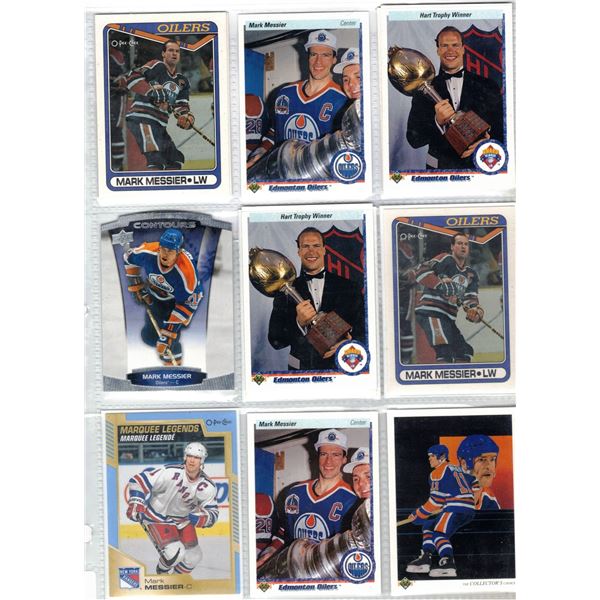 Mark Messier Hockey Cards -NINE CARDS