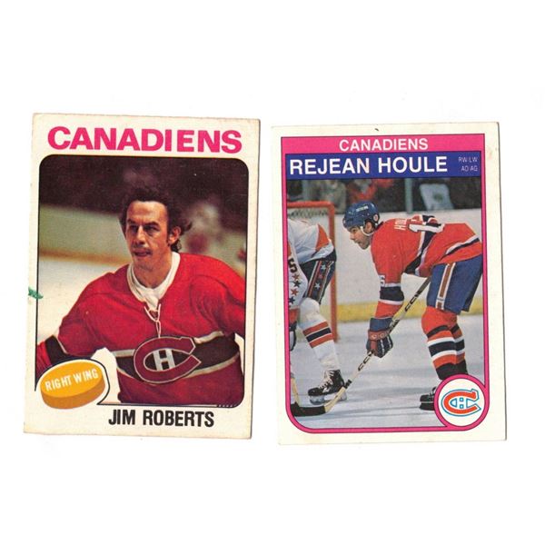 Vintage Montreal Canadiens Hockey Cards