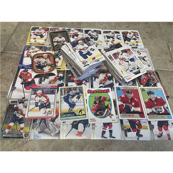 Florida Panthers Hockey Cards As Shown