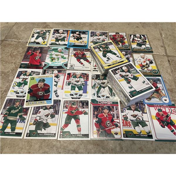 Minnesota Wild Hockey Cards As Shown