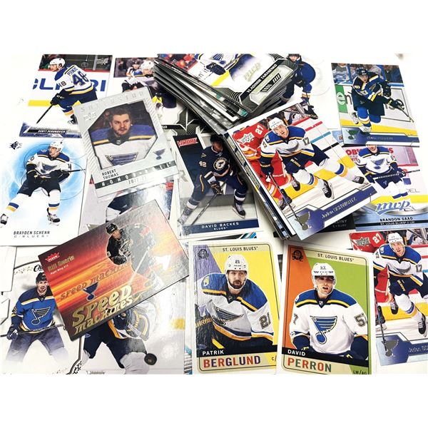 St Louis Blues Hockey Cards As Shown