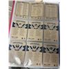 Image 2 : Hockey Team Check List Cards,  9 Sheets , 81 Cards