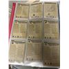 Image 4 : Hockey Team Check List Cards,  9 Sheets , 81 Cards