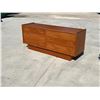 Image 1 : Teak 6 Drawer Lowboy Dresser - Approx: 63x19 & 26.5"T