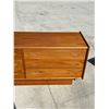Image 4 : Teak 6 Drawer Lowboy Dresser - Approx: 63x19 & 26.5"T