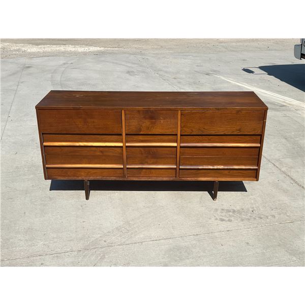 Mid Century Lowboy Dresser - approx: 64.25 x 18.25 & 30.25"T