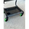 Image 3 : Rolling Garage / Shop Stool with bottom Shelf Storage