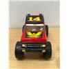 Image 3 : Tonka Pressed Steel Off Road Truck with Spare Tire & Accessories Approx: 14.5x7.5 & 8.5"T